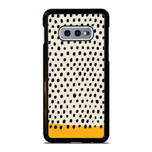 MUSTARD POLKADOTS PATTERN Samsung Galaxy S10e Case Cover