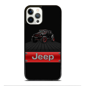JEEP WRANGLER BLACK LOGO iPhone 12 Pro Case Cover JEEP WRANGLER BLACK LOGO iPhone 12 Pro Case Cover