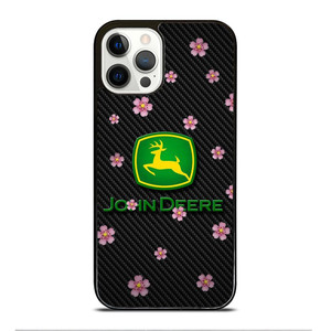 JOHN DEERE FLOWER CARBON iPhone 12 Pro Case Cover JOHN DEERE FLOWER CARBON iPhone 12 Pro Case Cover