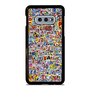 RETRO ALPHABET COLLAGE Samsung Galaxy S10e Case Cover RETRO ALPHABET COLLAGE Samsung Galaxy S10e Case Cover