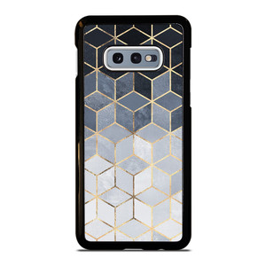 SOFT BLUE GRADIENT CUBES Samsung Galaxy S10e Case Cover SOFT BLUE GRADIENT CUBES Samsung Galaxy S10e Case Cover