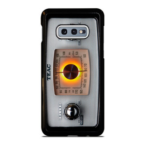 VINTAGE RADIO SILVER METAL Samsung Galaxy S10e Case Cover