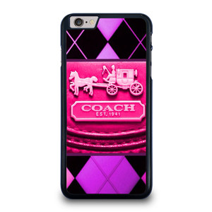 COACH NEW YORK PURPLE PINK LOGO iPhone 6 / 6S Plus Case Cover COACH NEW YORK PURPLE PINK LOGO iPhone 6 / 6S Plus Case Cover
