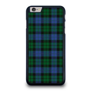 GREEN BLUE TARTAN PLAID PATTERN iPhone 6 / 6S Plus Case Cover