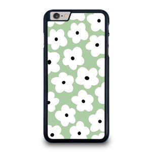 GREEN RETRO FLORAL PATTERN iPhone 6 / 6S Plus Case Cover