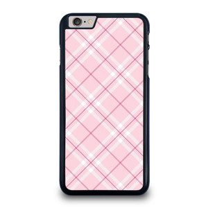 LIGHT PINK PLAID PATTERN iPhone 6 / 6S Plus Case Cover LIGHT PINK PLAID PATTERN iPhone 6 / 6S Plus Case Cover