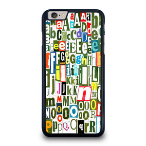 RETRO ALPHABET GREEN COLLAGE iPhone 6 / 6S Plus Case Cover