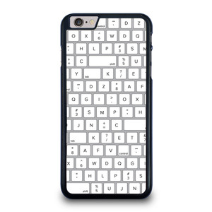 WHITE KEYBOARD PATTERN iPhone 6 / 6S Plus Case Cover