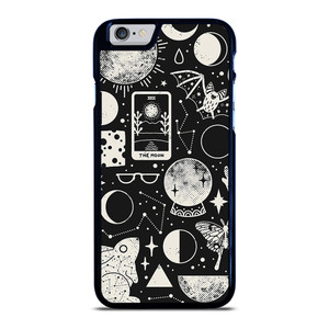 LUNAR PATTERN BLACK WHITE iPhone 6 / 6S Case Cover LUNAR PATTERN BLACK WHITE iPhone 6 / 6S Case Cover