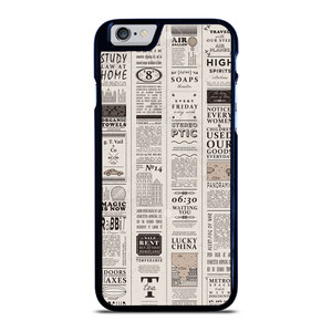 OLD NEWSPAPER PATTERN iPhone 6 / 6S Case Cover