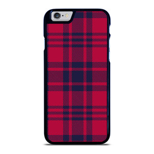 RED BLUE TARTAN PLAID PATTERN iPhone 6 / 6S Case Cover RED BLUE TARTAN PLAID PATTERN iPhone 6 / 6S Case Cover