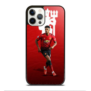 MANCHESTER UNITED MARCUS RAHFORD iPhone 12 Pro Case Cover MANCHESTER UNITED MARCUS RAHFORD iPhone 12 Pro Case Cover