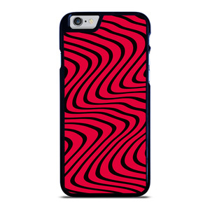 WAVY RED PATTERN iPhone 6 / 6S Case Cover
