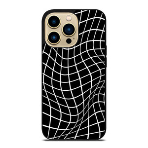 AESTHETIC WAVY GRID PATTERN iPhone 14 Pro Max Case Cover