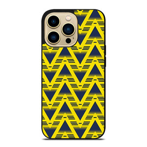 ARSENAL YELLOW RETRO PATTERN iPhone 14 Pro Max Case Cover