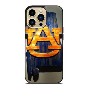 AUBURN TIGERS WOODEN ICON iPhone 14 Pro Max Case Cover