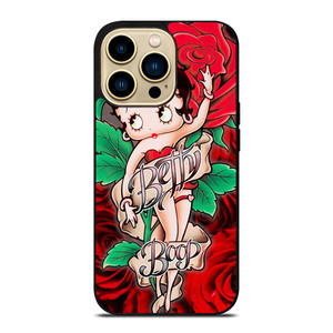 BETTY BOOP FLORAL iPhone 14 Pro Max Case Cover BETTY BOOP FLORAL iPhone 14 Pro Max Case Cover
