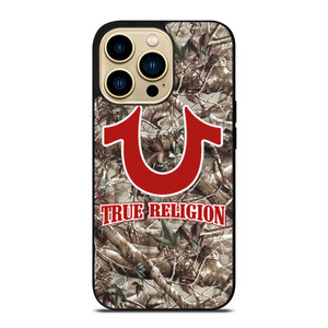 BIG BUDDHA TRUE RELIGION CAMO LOGO iPhone 14 Pro Max Case Cover