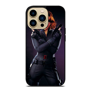 BLACK WIDOW SEXY GUN AVENGERS iPhone 14 Pro Max Case Cover