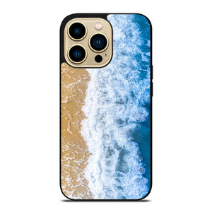 BLUE BEACH WAVES iPhone 14 Pro Max Case Cover BLUE BEACH WAVES iPhone 14 Pro Max Case Cover