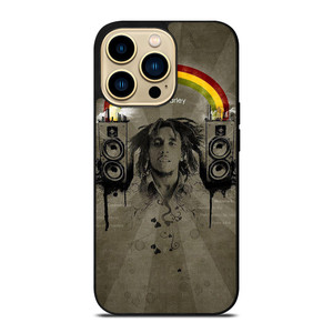 BOB MARLEY RASTA REGGAE ART iPhone 14 Pro Max Case Cover