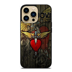 BON JOVI WOODEN LOGO iPhone 14 Pro Max Case Cover