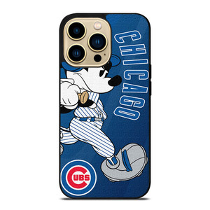 CHICAGO CUBS LOGO MICKEY MOUSE iPhone 14 Pro Max Case Cover