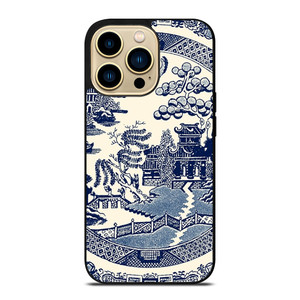 CHINESE BLUE ART iPhone 14 Pro Max Case Cover