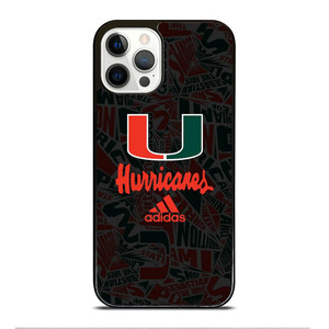 MIAMI HURRICANES UM ADIDAS iPhone 12 Pro Case Cover