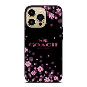 COACH FLOWERS PURPLE iPhone 14 Pro Max Case Cover