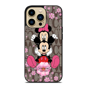 COACH MICKEY MINNIE iPhone 14 Pro Max Case Cover