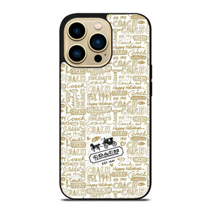 COACH NEW YORK COLLAGE iPhone 14 Pro Max Case Cover COACH NEW YORK COLLAGE iPhone 14 Pro Max Case Cover