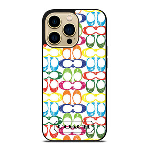 COACH NEW YORK COLORFUL 2 iPhone 14 Pro Max Case Cover