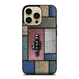 COACH NEW YORK LOGO JEANS  iPhone 14 Pro Max Case Cover