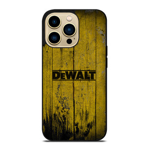 DEWALT WOODEN LOGO iPhone 14 Pro Max Case Cover