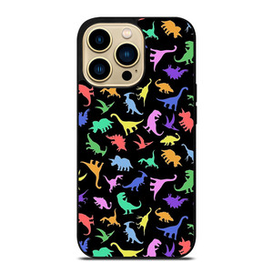 DINOSAUR COLORFUL PATTERN iPhone 14 Pro Max Case Cover DINOSAUR COLORFUL PATTERN iPhone 14 Pro Max Case Cover