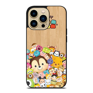 DISNEY TSUM TSUM WOODEN iPhone 14 Pro Max Case Cover