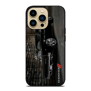 DODGE CHARGER BLACK CAR iPhone 14 Pro Max Case Cover
