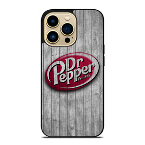 DR PEPPER WOODEN LOGO iPhone 14 Pro Max Case Cover
