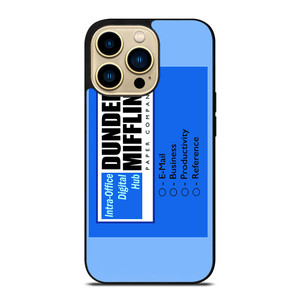 DUNDER MIFFLIN INTRA OFFICE DIGITAL HUB LOGO iPhone 14 Pro Max Case Cover