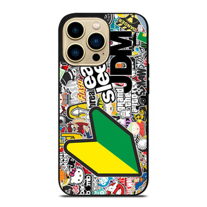 EAT SLEEP JDM STICKER BOMB iPhone 14 Pro Max Case Cover