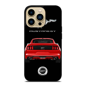 FORD MUSTANG GT RED CAR iPhone 14 Pro Max Case Cover