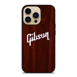 GIBSON GUITAR WOODEN LOGO iPhone 14 Pro Max Case Cover