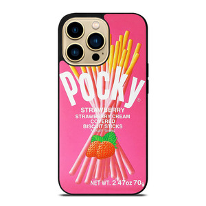 GLICO POCKY STRAWBERRY iPhone 14 Pro Max Case Cover