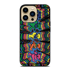 GRATEFUL DEAD SMILE DANCING BEARS iPhone 14 Pro Max Case Cover GRATEFUL DEAD SMILE DANCING BEARS iPhone 14 Pro Max Case Cover