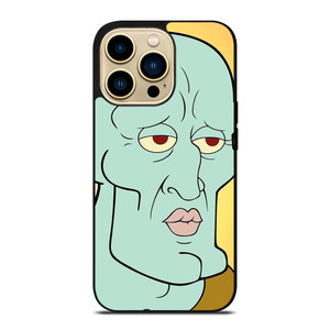 HANDSOME SQUIDWARD CARTOON iPhone 14 Pro Max Case Cover