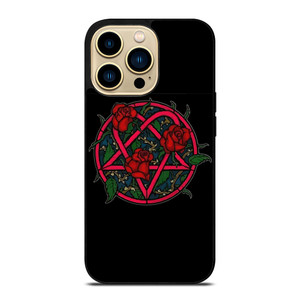 HIM BAND HEARTAGRAM FLOWER iPhone 14 Pro Max Case Cover