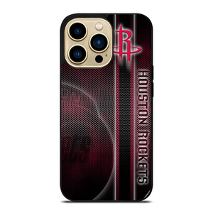 HOUSTON ROCKETS METAL LOGO iPhone 14 Pro Max Case Cover