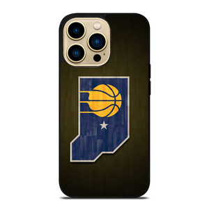 INDIANA PACERS WOODEN LOGO iPhone 14 Pro Max Case Cover INDIANA PACERS WOODEN LOGO iPhone 14 Pro Max Case Cover