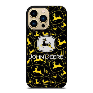 JOHN DEERE LOGO PATTERN iPhone 14 Pro Max Case Cover